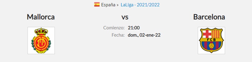 Pronóstico Mallorca vs Barcelona 2 1 2022 Predicciones y apuestas