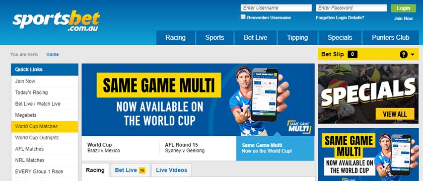 Sportsbet Betting Offers - Review & Features from Oddschecker