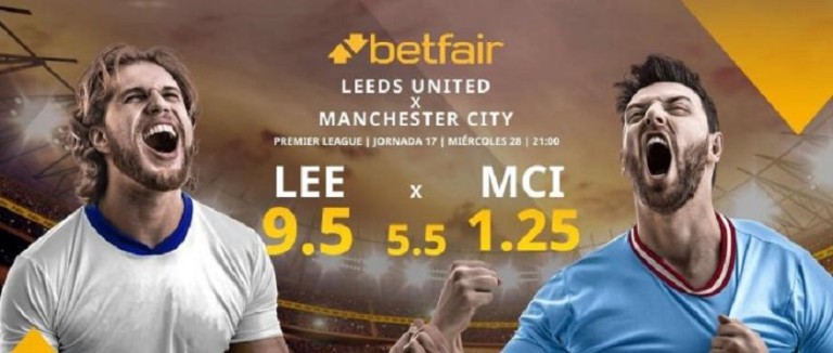 Leeds United Manchester City: horario, TV, alineaciones, estadísticas y pronósticos Pronósticos |