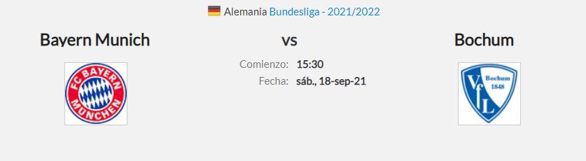 Pronóstico Bayern Vs Bochum Estadísticas Previa Y Picks De Apuestas Bundesliga 2122 