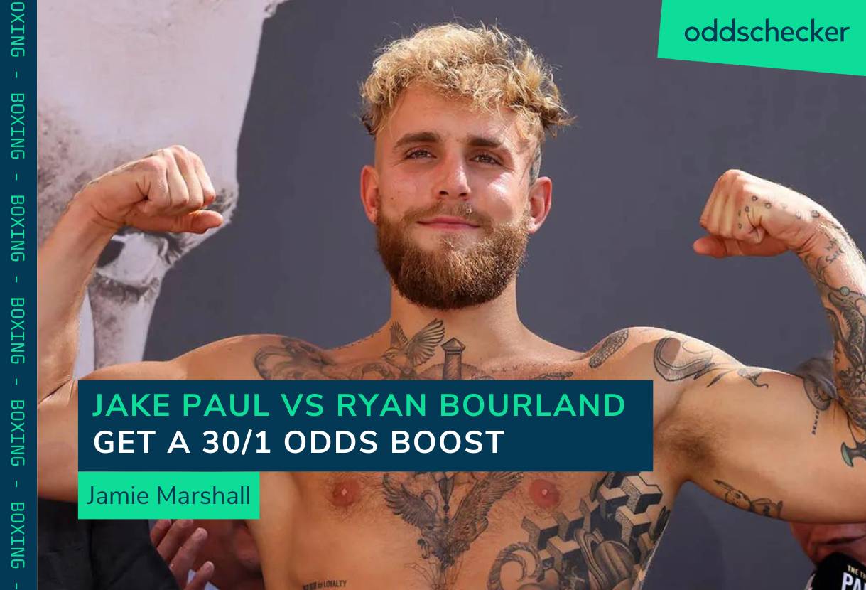 Jake Paul Odds Boost: Get 30/1 Odds on Jake Paul to Beat Ryan Bourland