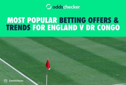 Most Popular Betting Offers & Trends for England v DR Congo