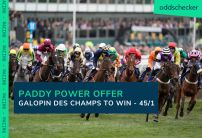 Paddy Power Horse Racing: Boost Galopin Des Champs to 45/1 to Win the Irish Gold Cup