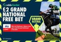 Sky Bet Sign Up Offer: Bet 5p on Chelsea v Tottenham, Get a £2 Grand National Free Bet