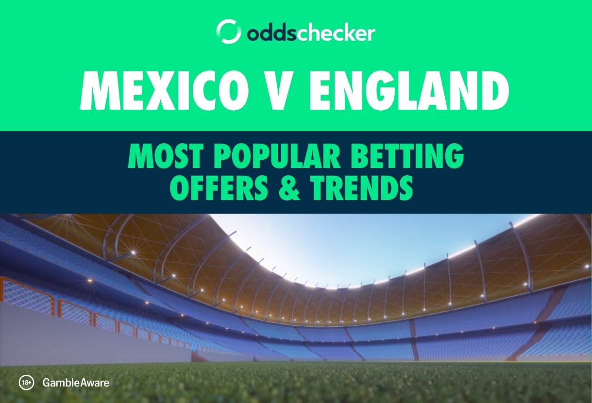 Mexico v England: Most Popular Betting Offers & Trends for World Cup Round of 16 