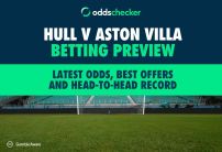 Hull v Aston Villa Betting Preview: Latest Odds, Best Offers and Head-to-Head Record