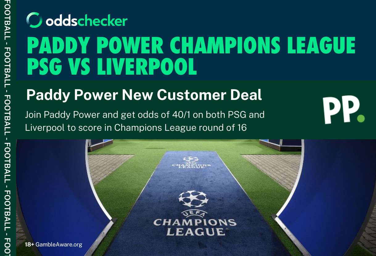 PSG vs Liverpool Odds Boost: Get 40/1 on Both Teams to Score with Paddy Power