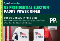 Paddy Power US Election Odds: Betting Markets, Free Bets, Promotions for Trump v Harris