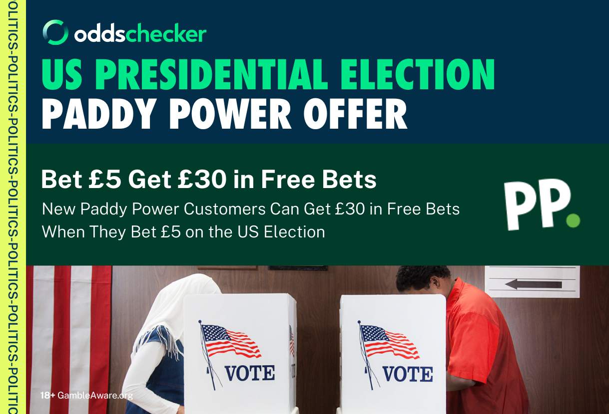 Paddy Power US Election Odds: Betting Markets, Free Bets, Promotions for Trump v Harris