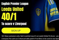 Parimatch Sign Up Offer: Get 40/1 on Leeds to Score against Liverpool 