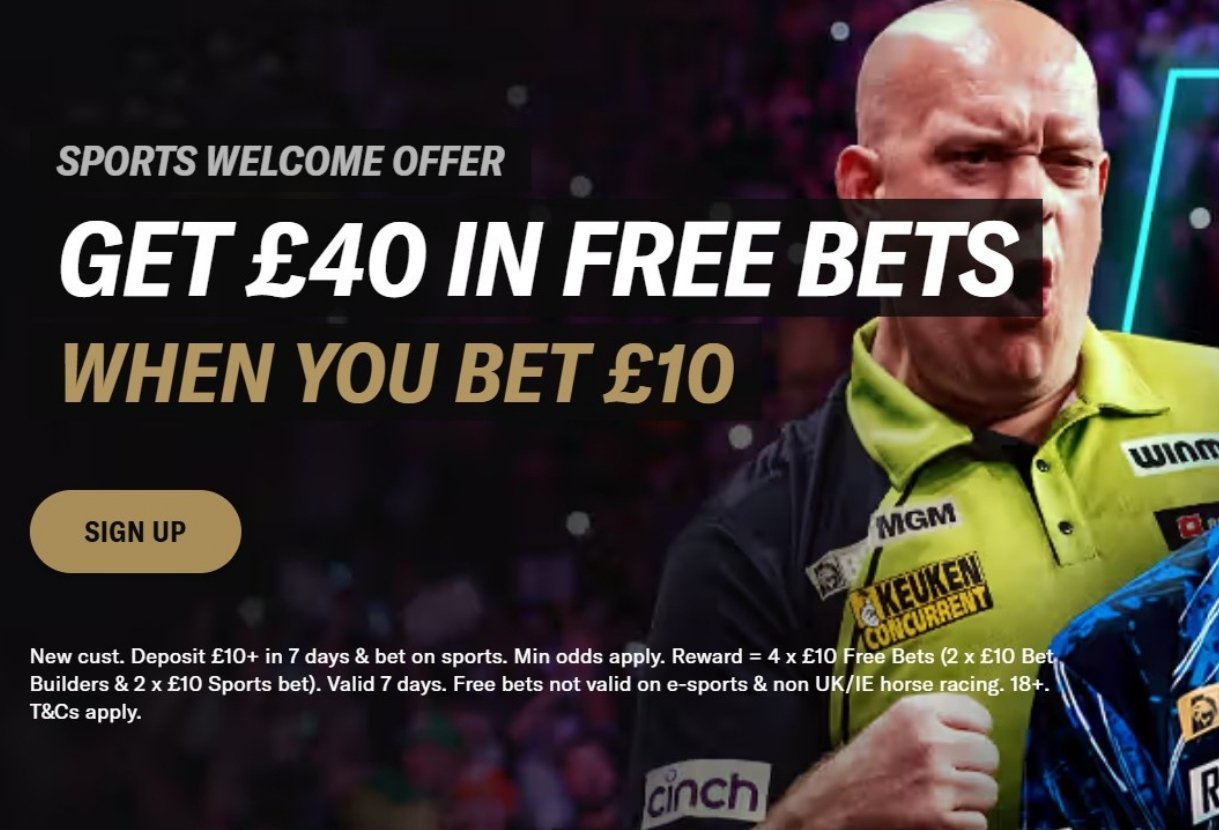 BetMGM Premier League Darts Offer: Bet £10, Get £40 plus a Completely Free Bet for Night 1