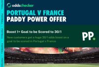 Euro 2024 Betting Offers: Paddy Power 30/1 Portugal v France Odds Boost for 1+ Goal to Be Scored
