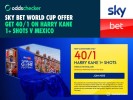 Sky Bet World Cup Offer: Get 40/1 on 1+ Harry Kane Shots in Mexico v England