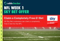 All Customers Can Claim a Completely Free £1 Bet for the NFL From Sky Bet