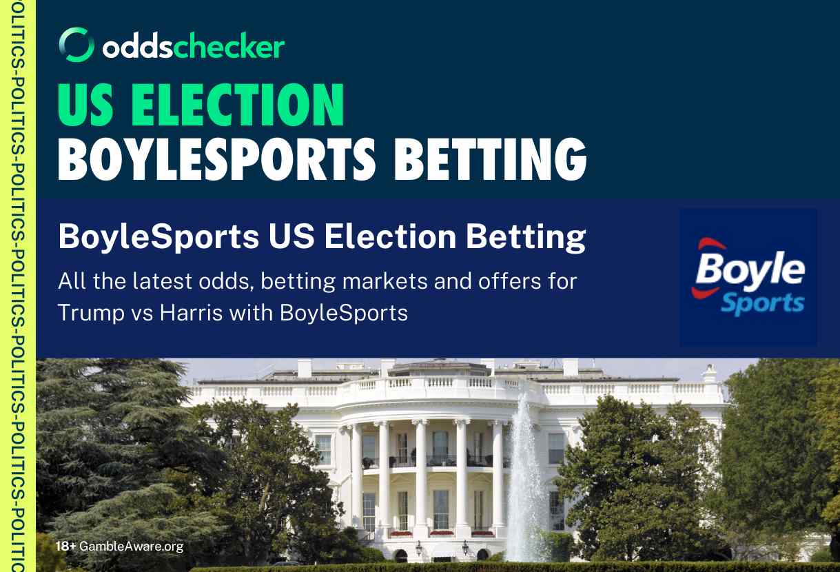 Boylesports US Election: Best odds, Markets and Free Bets on Trump vs Harris