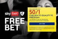 Get 50/1 on Chelsea to Beat Wrexham + £10 Free Cheltenham Bet with Sky Bet 