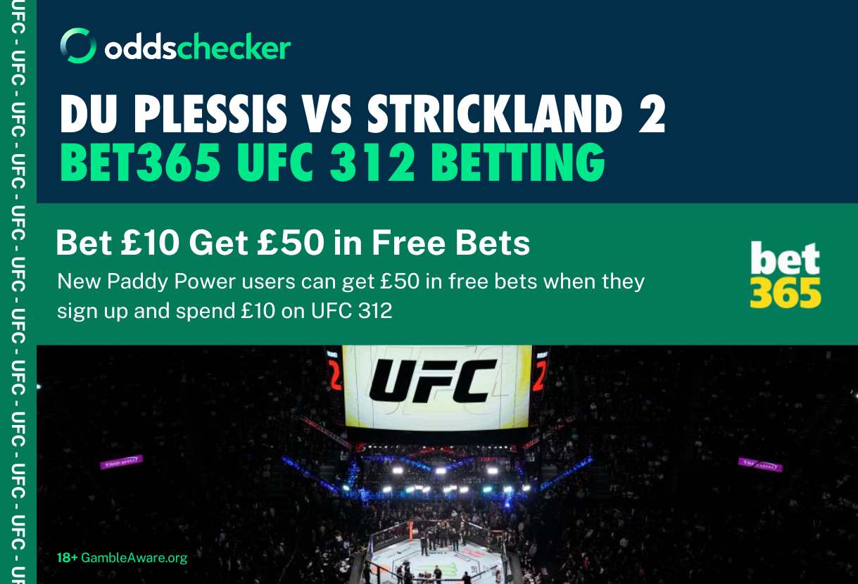bet365 UFC 312: Du Plessis vs Strickland 2 Betting Odds, Markets and Offers