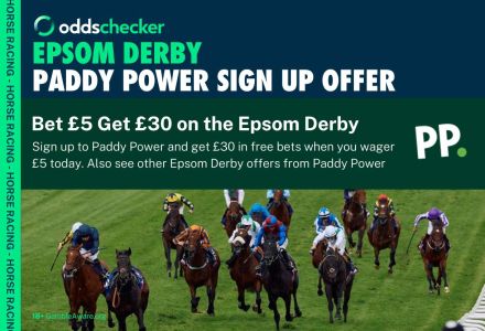 Paddy Power Epsom Derby Offers: Bet £5, Get £30 on The Derby, Latest Odds
