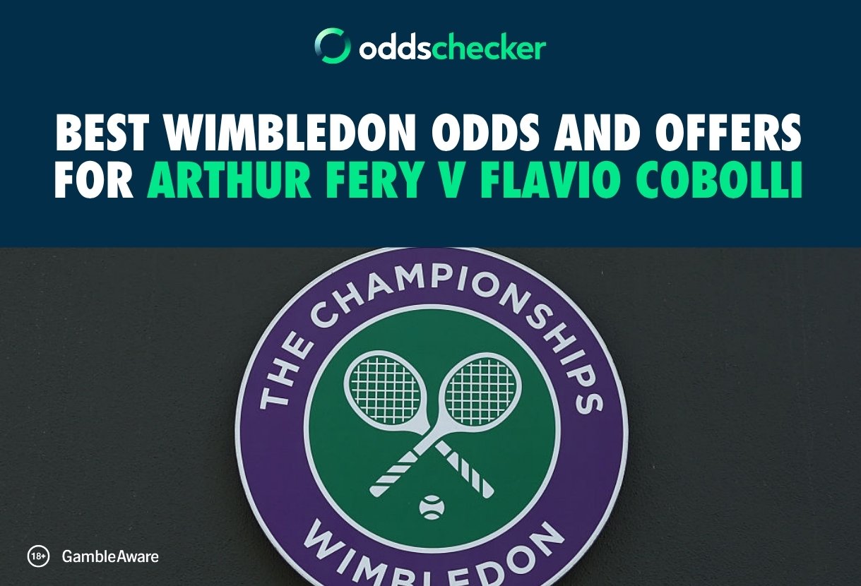 Best Wimbledon Odds and Offers for Arthur Fery v Flavio Cobolli