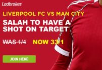 Ladbrokes Liverpool v Man City Offer: Boost 1+ Salah Shots on Target to 33/1