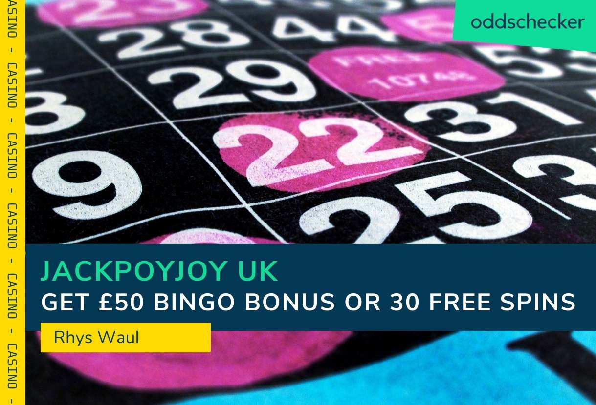 Jackpotjoy: Play £10, Get £50 of Free Bingo OR 30 Free Spins