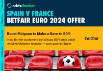Betfair Euro 2024 Offer: Boost Maignan to Make 1+ Save in Spain v France to 50/1