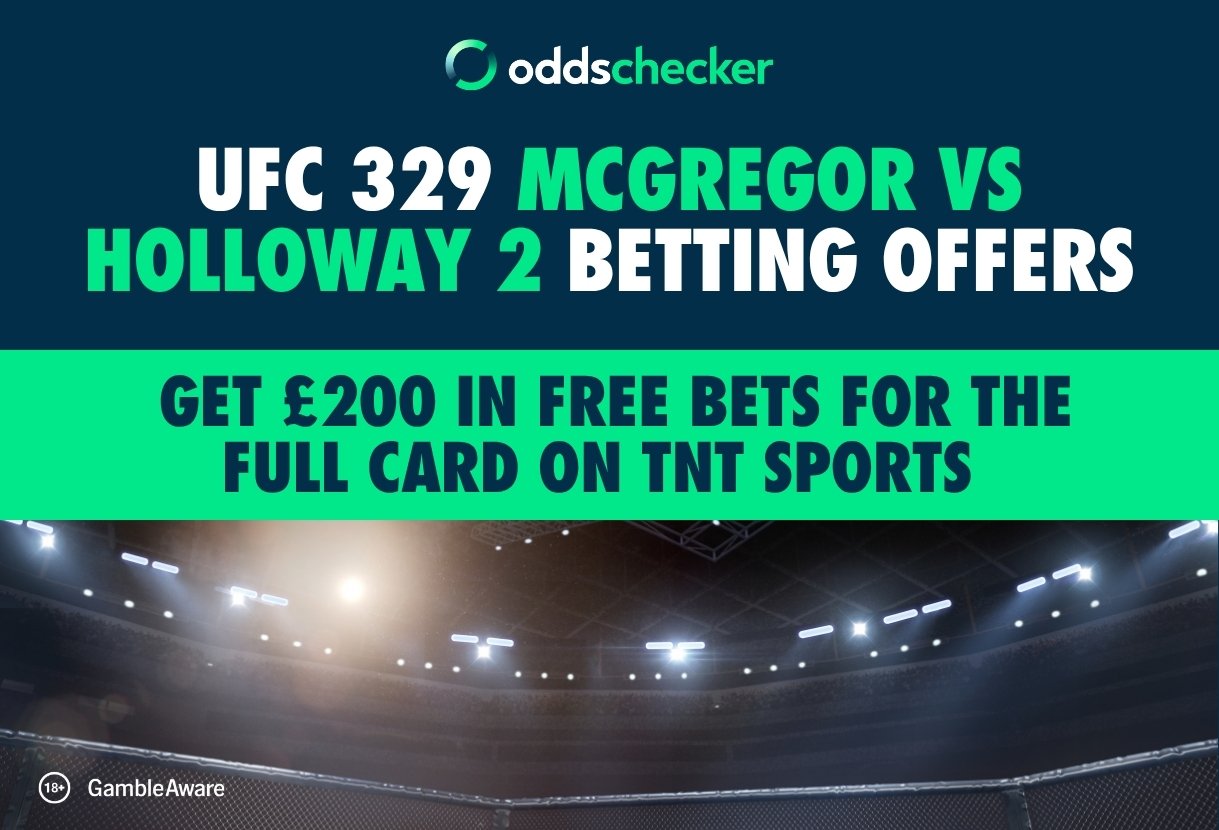 McGregor vs Holloway 2 Betting Offers: Get £200 in Free Bets for the Full Card on TNT Sports