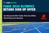 Betano Olympics Sign Up Offer: Get Boosted 100/1 Odds That the 200m World Record is Broken