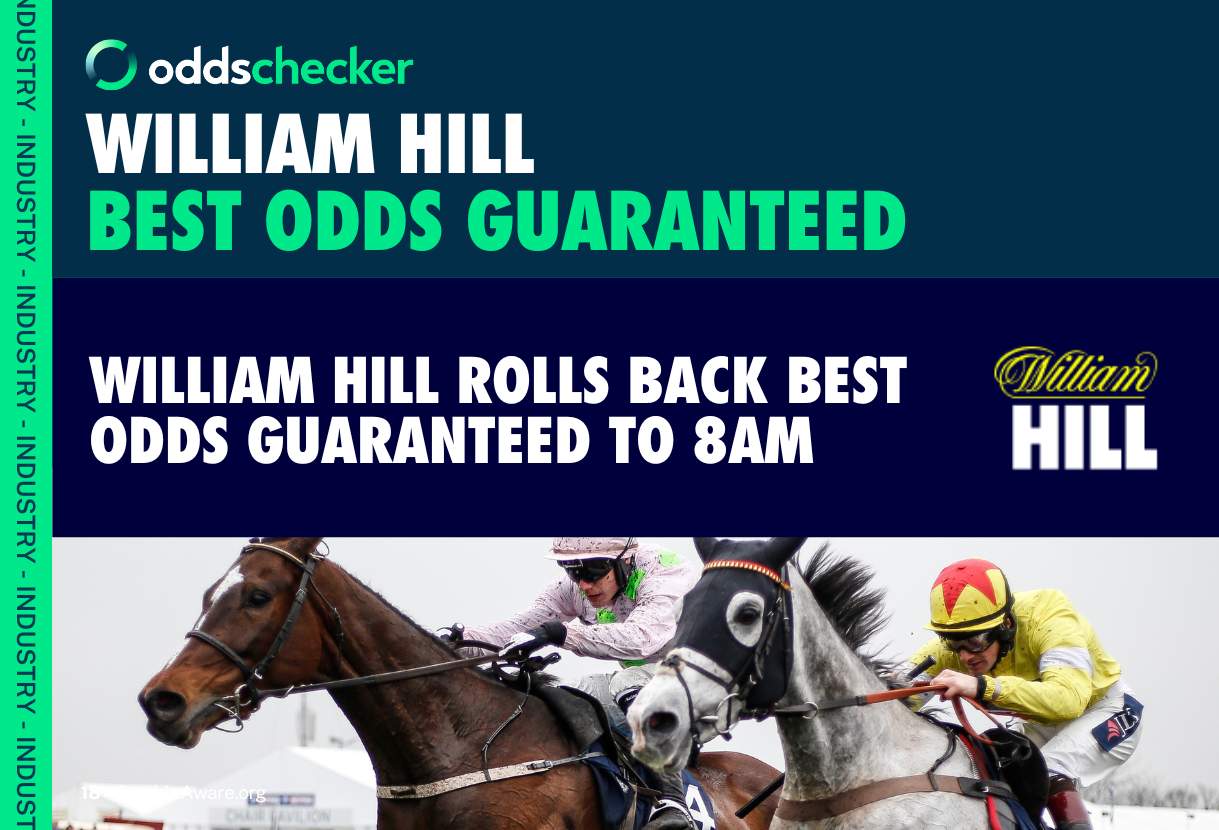 William Hill Rolls Back Best Odds Guaranteed Restrictions to 8am Ahead of Cheltenham