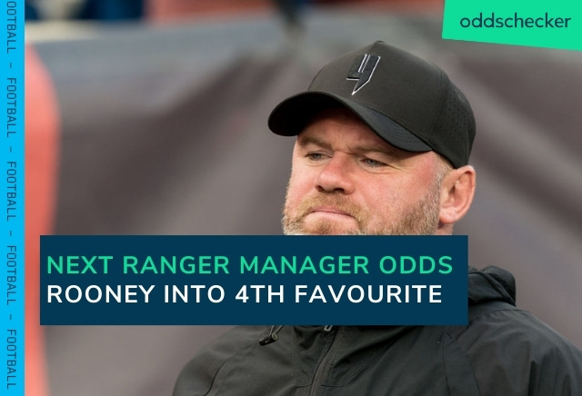Next Rangers Manager Odds: Wayne Rooney cut from 66/1 into fourth favourite