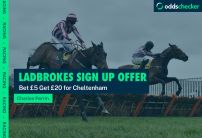 Ladbrokes Sign Up Offer: Bet £5, Get £20 for Cheltenham