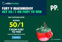 Paddy Power Sign Up Offer: Get 50/1 on Tyson Fury to Beat Makhmudov 