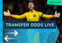 oddschecker Monday Transfer Odds: De Gea, Kane & Barnes