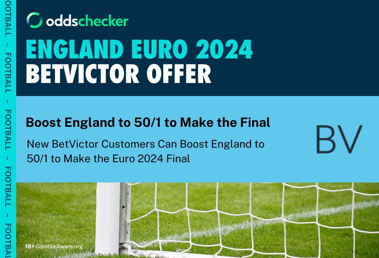 BetVictor England Offer: Get 50/1 Odds on England to Qualify for the Euro 2024 Final