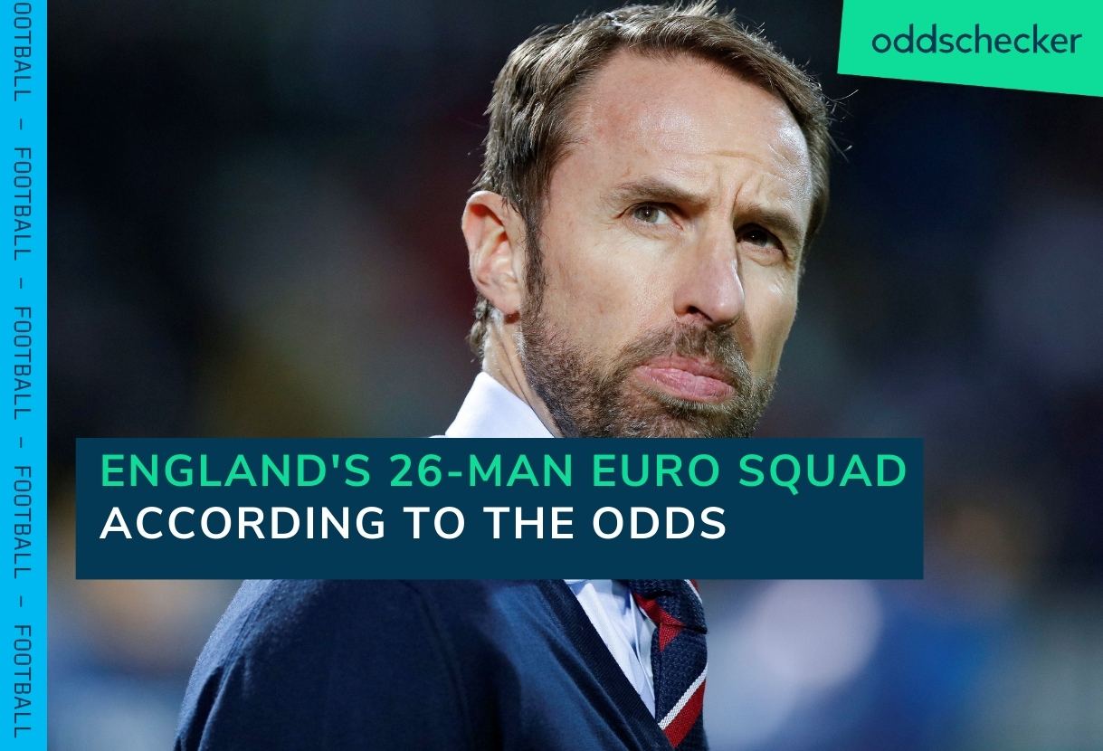 England's Euro 2024 squad according to the odds Oddschecker