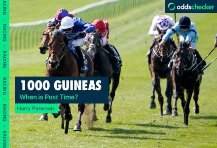 What time is the 1000 Guineas at Newmarket today?