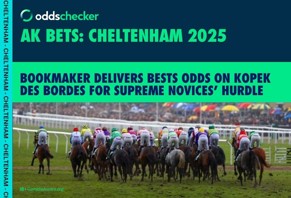 AK Bets Deliver Best Odds on Kopek Des Bordes For Tomorrow's Supreme Novices' Hurdle