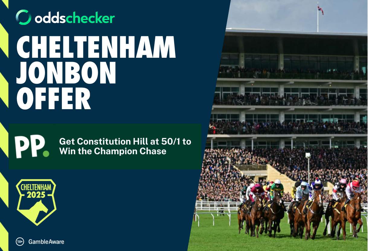 Paddy Power Cheltenham Day 2 Offer: Get Jonbon at 50/1 to Win the Champion Chase