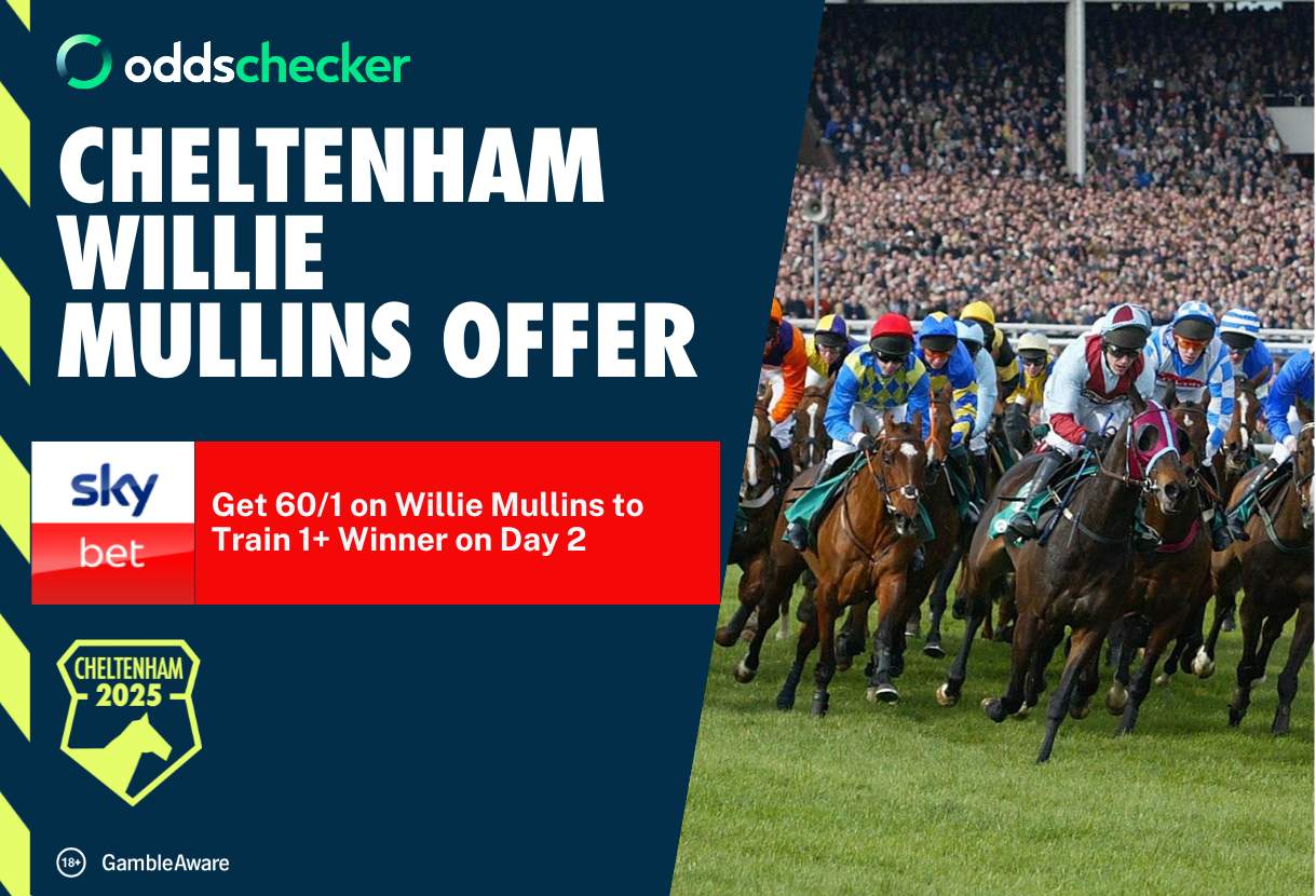 Sky Bet Cheltenham Day 2 Offer: Get 60/1 on 1+ Willie Mullins Winner