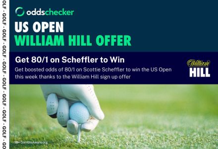 William Hill US Open Offer: Get 80/1 on Scottie Scheffler to Win