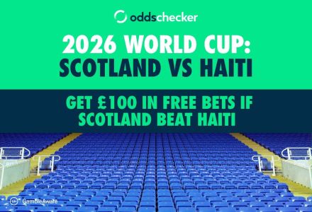 Get £100 in Free Bets if Scotland Beat Haiti at World Cup 2026 this Weekend