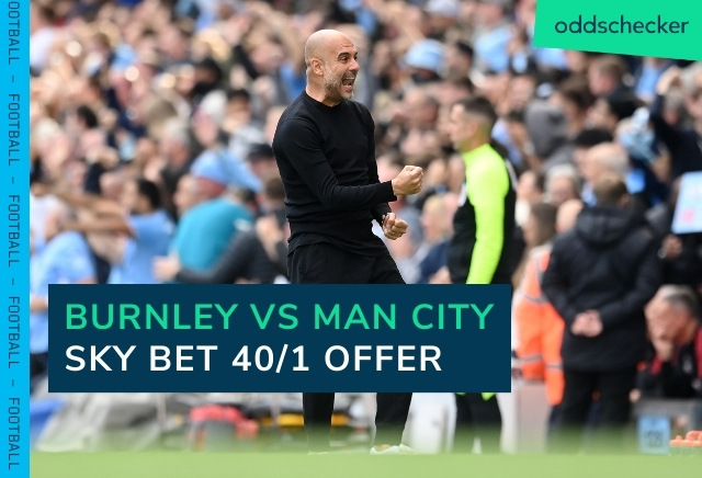 Burnley vs Man City Odds: Get 40/1 Odds for 1+ Shot on Target With the Sky Bet Welcome Bonus