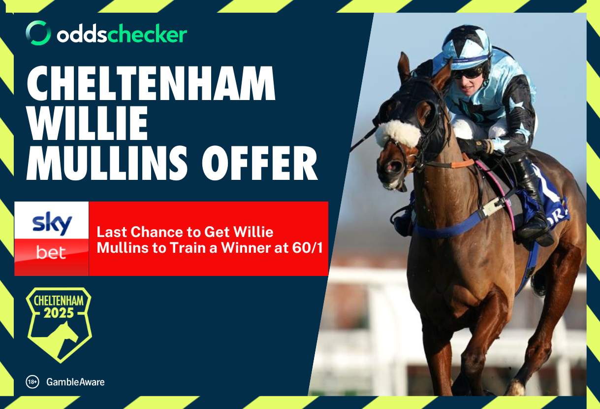 Sky Bet Cheltenham Offer: Last Chance to Get 60/1 on Willie Mullins to Train 1+ Winner Today