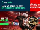 Bally Bet World Cup Offer: Bet £10, Get £30 in Free Bets + 20% Acca Boost