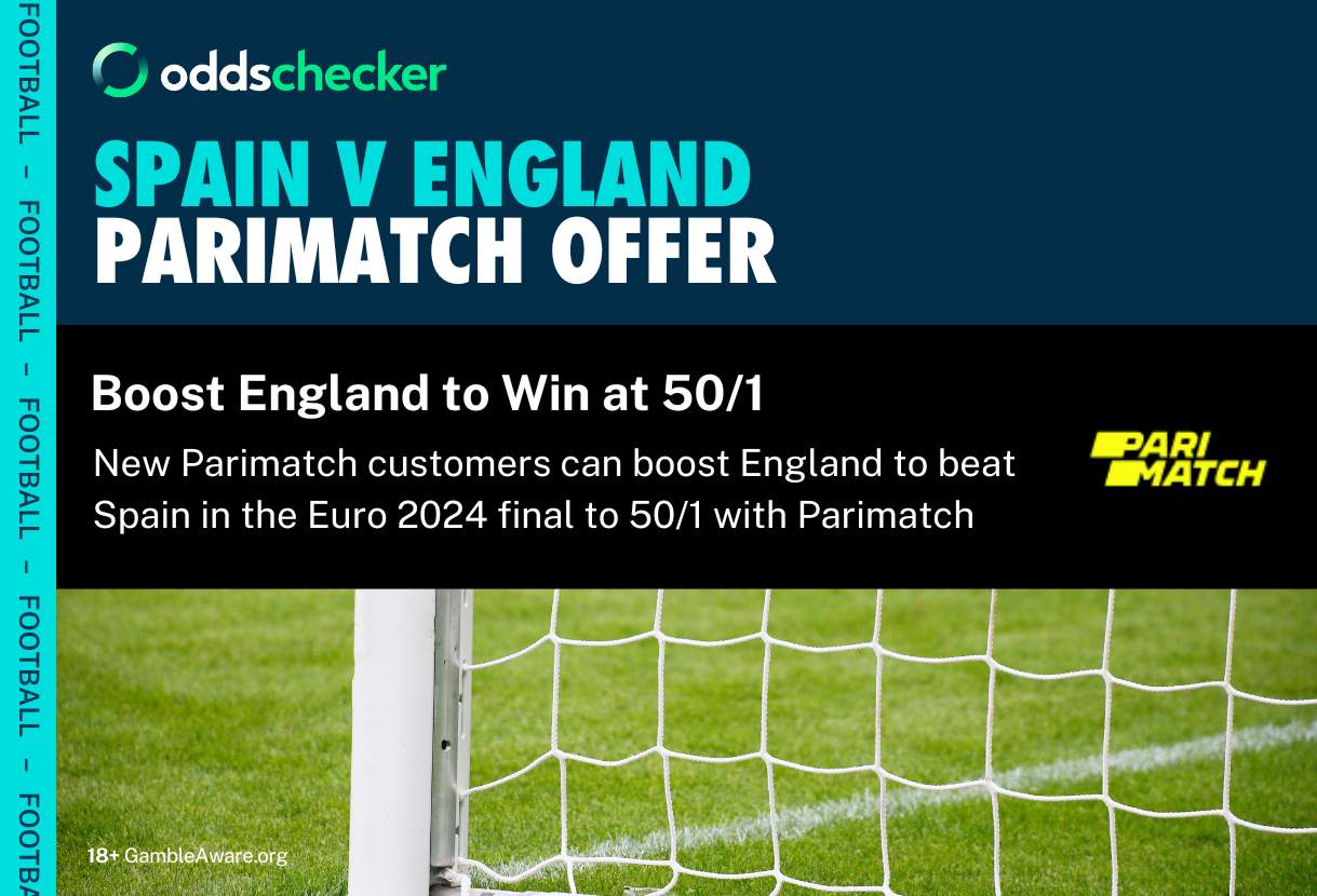 Parimatch 50/1 England Boost: Get 50/1 Odds on England to Beat Spain in the Euro 2024 Final