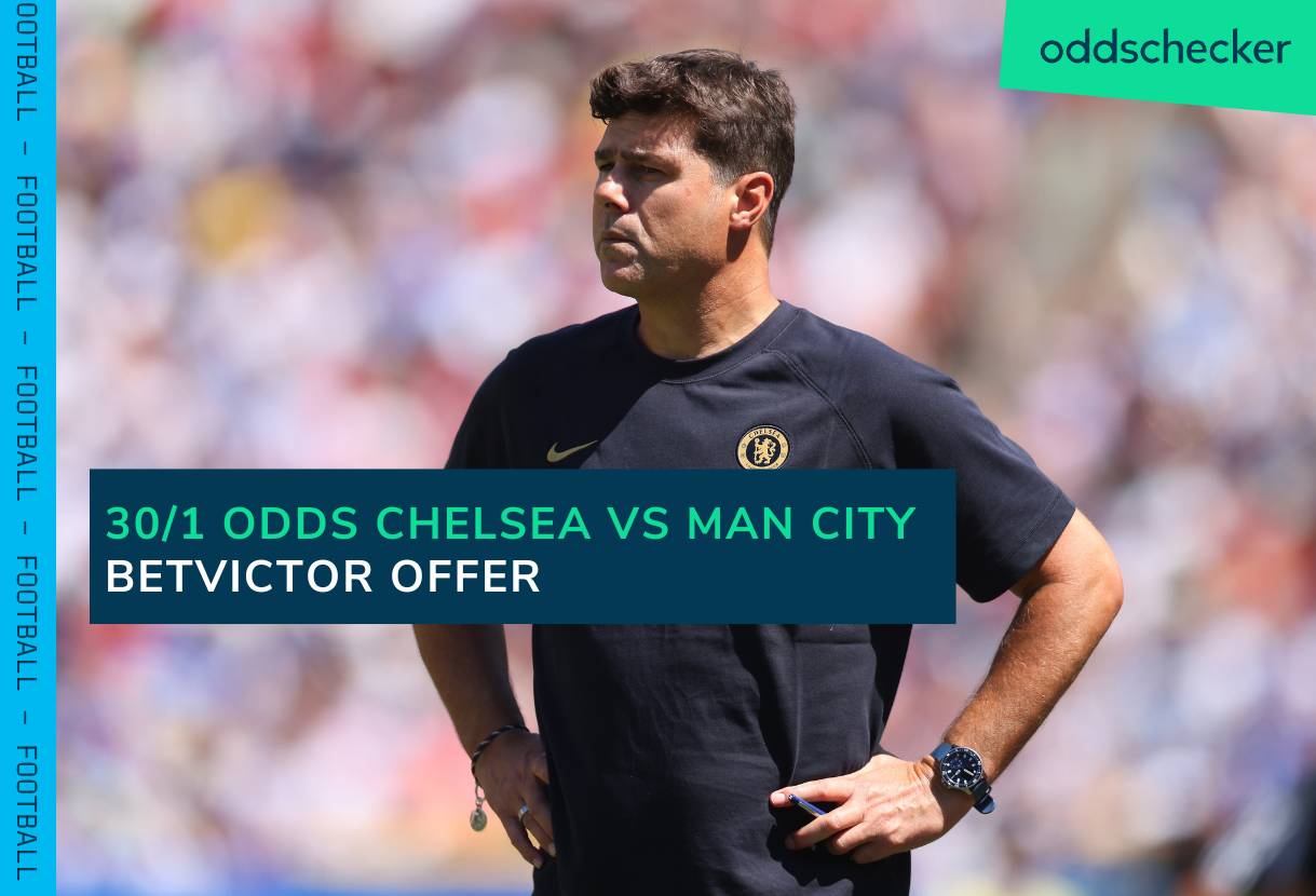 BetVictor Welcome Bonus: Boost Man City to 30/1 to beat Chelsea