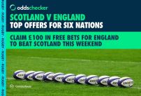 Claim £100 in Free Bets for England to Beat Scotland at Six Nations this Weekend 