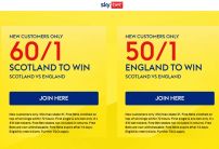 Sky Bet Six Nations Offer: Get 60/1 on Scotland or 50/1 on England to Win