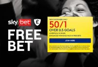 Sky Bet Sign Up Offer: Get 50/1 on Over 0.5 Goals in Liverpool vs Tottenham
