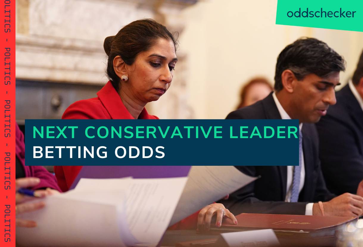 Next Conservative Leader Odds: Suella Braverman backed to replace Rishi Sunak